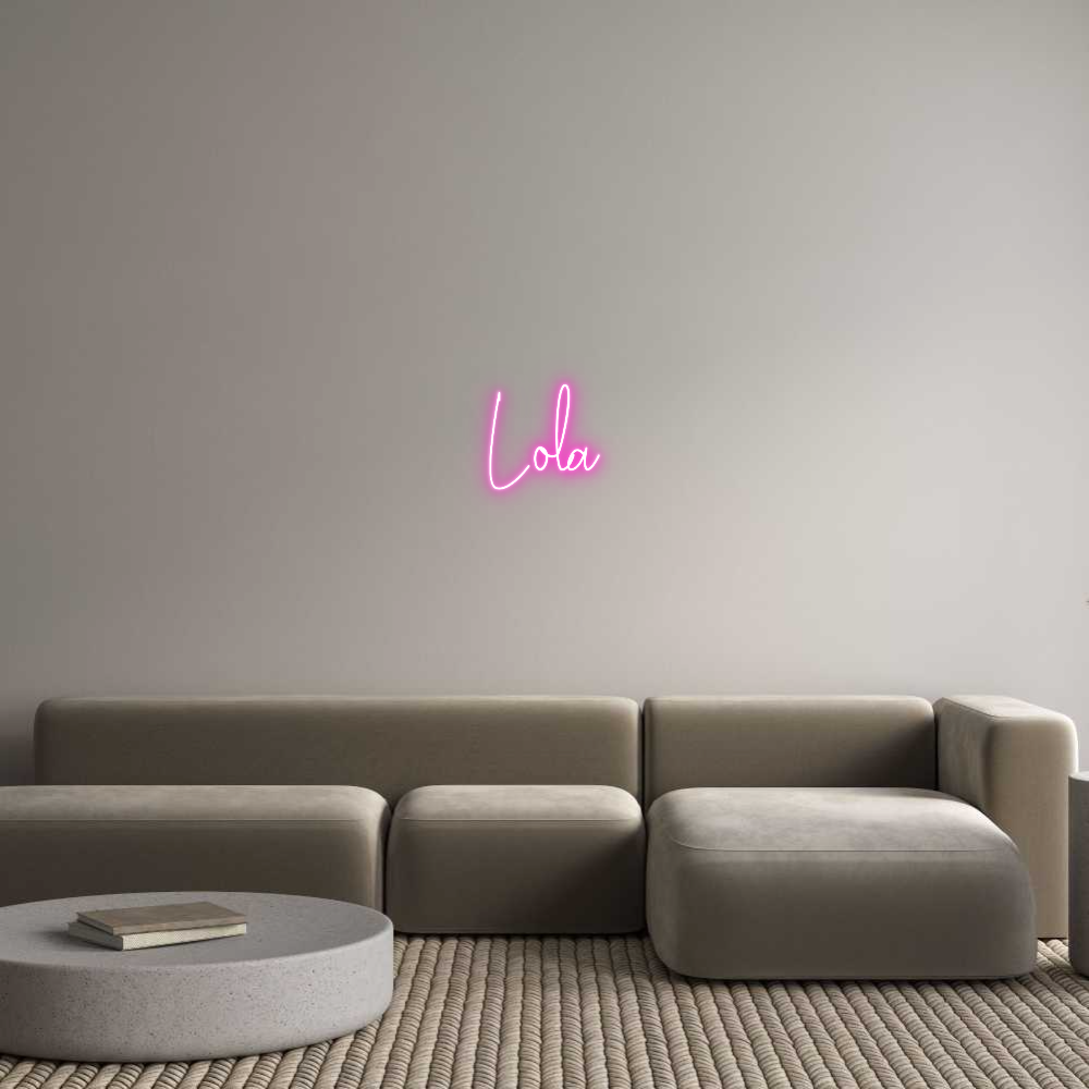 Custom Neon Text - Lola