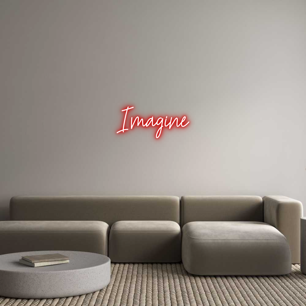 Custom Neon Text - Imagine