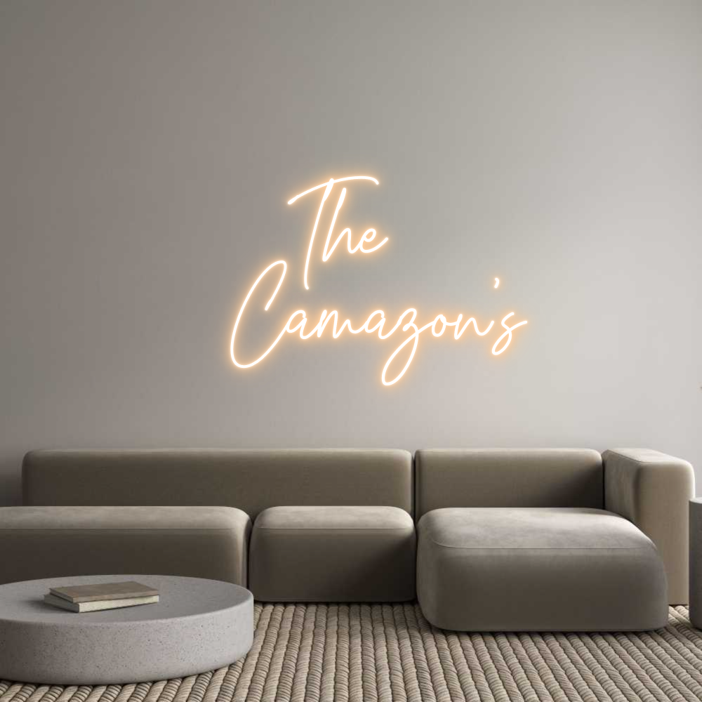 Custom Neon Text - The 
  Camaz...