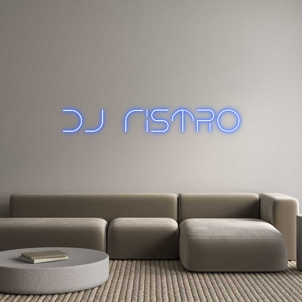 Custom Neon Text - DJ Ristro
