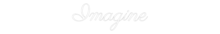 Custom Neon Text - Imagine