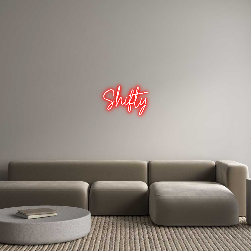 Custom Neon Text - Shifty