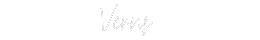Custom Neon Text - Verns