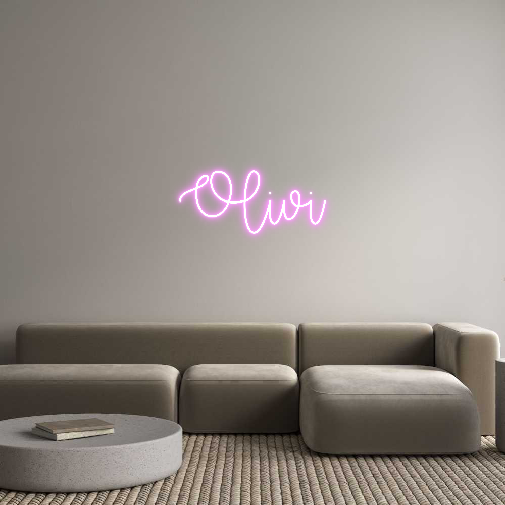 Custom Neon Text - Olivi