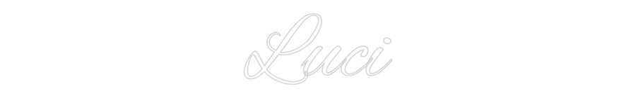 Custom Neon Text - Luci