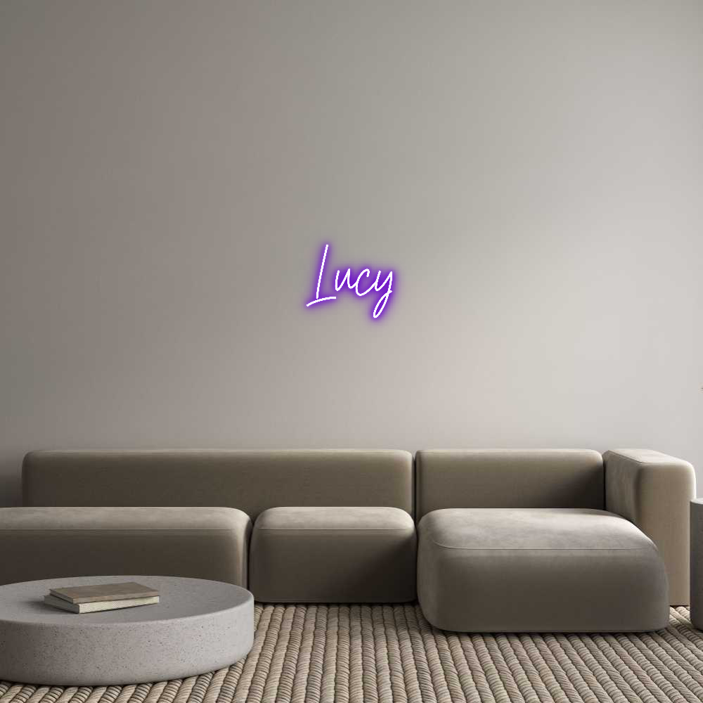 Custom Neon Text - Lucy
