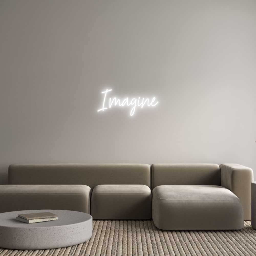 Custom Neon Text - Imagine