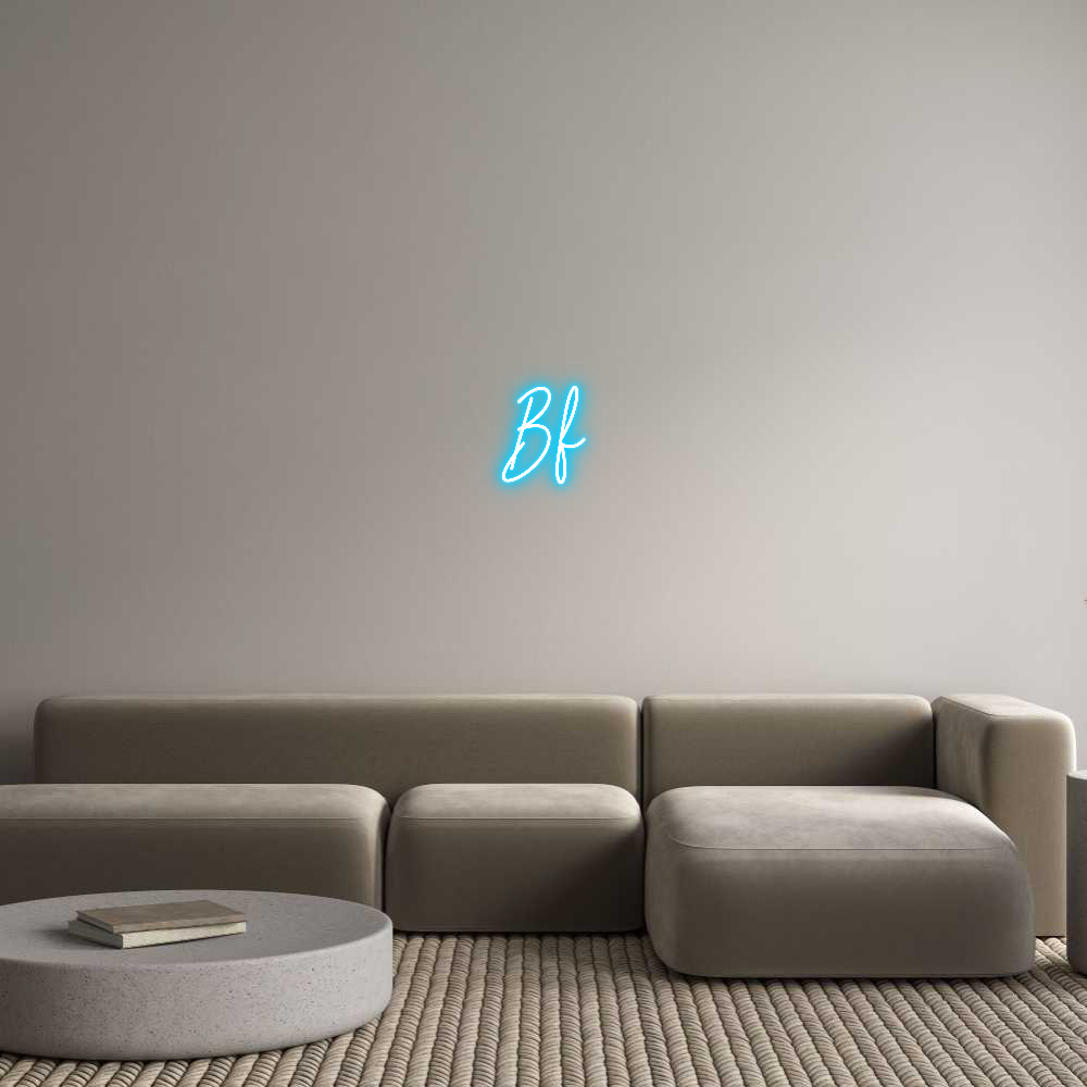 Custom Neon Text - Bf