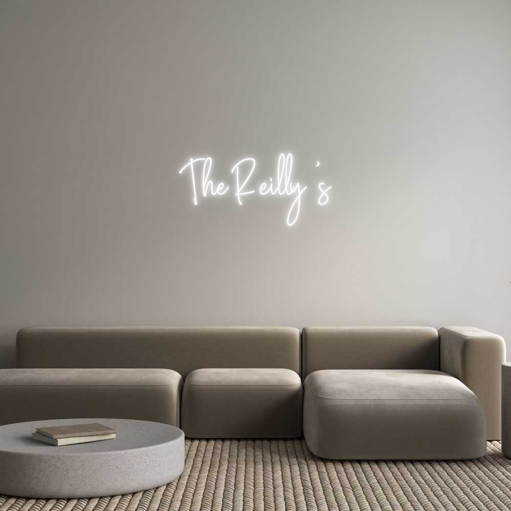 Custom Neon Text - The Reilly’s