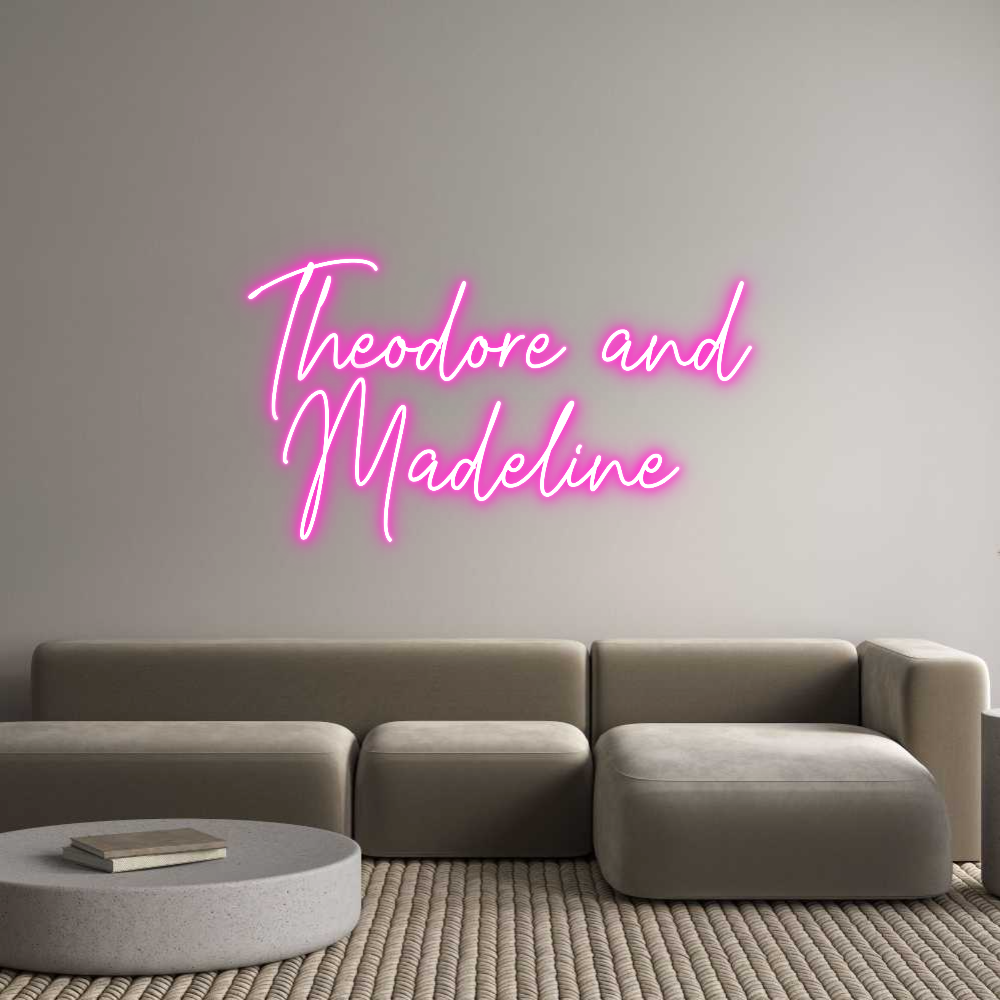 Custom Neon Text - Theodore and
...