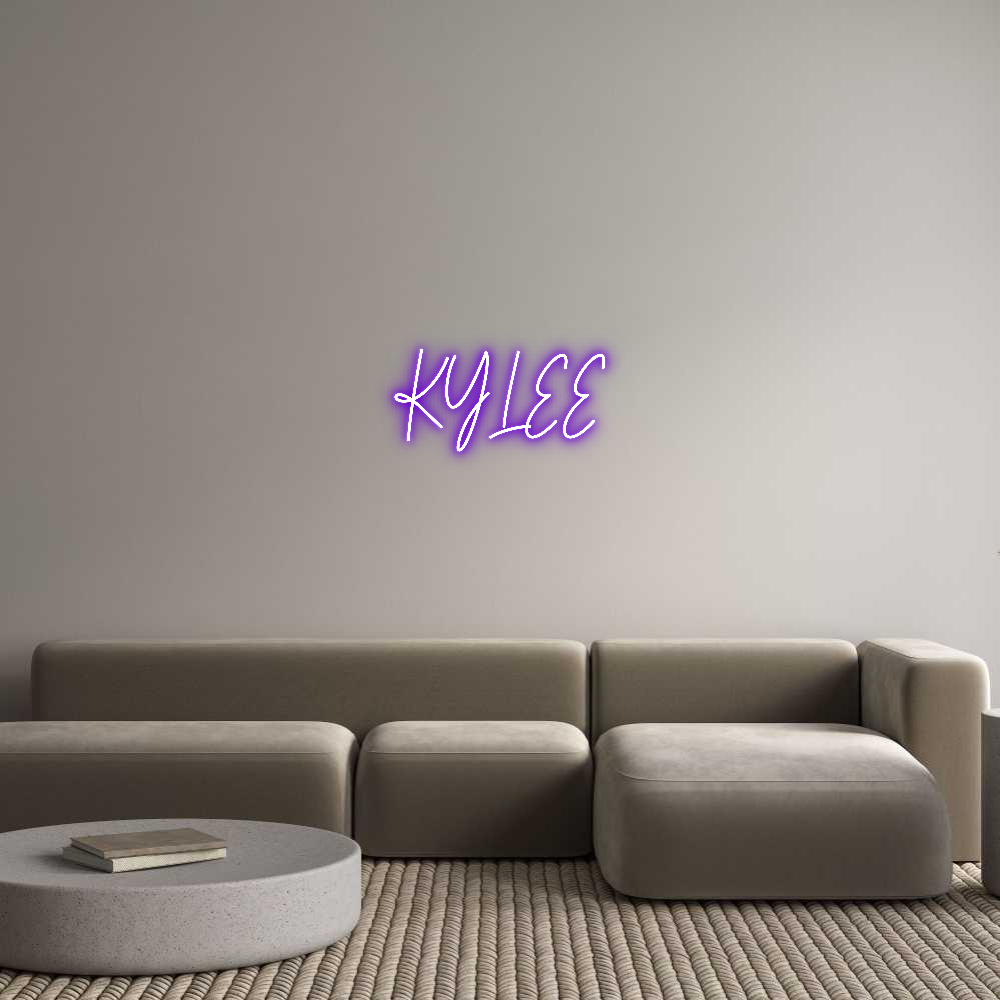 Custom Neon Text - KYLEE