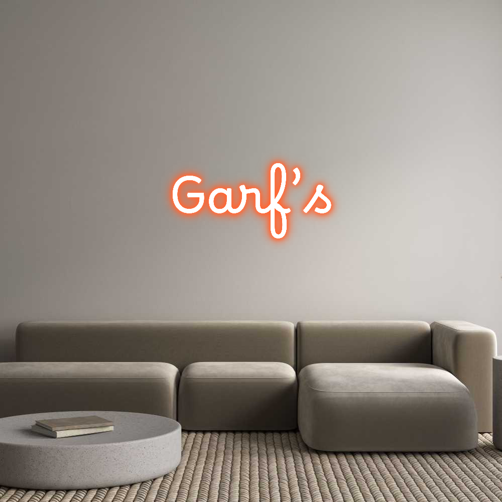 Custom Neon Text - Garf’s