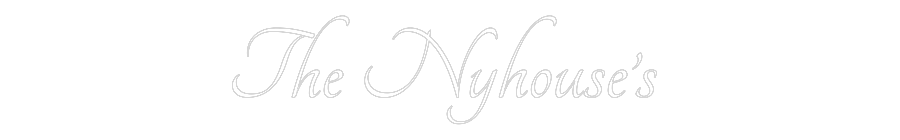 Custom Neon Text - The Nyhouse’s