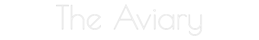 Custom Neon Text - The Aviary