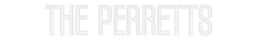 Custom Neon Text - The Perretts