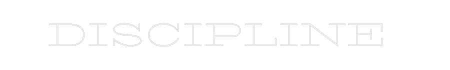 Custom Neon Text- DISCIPLINE