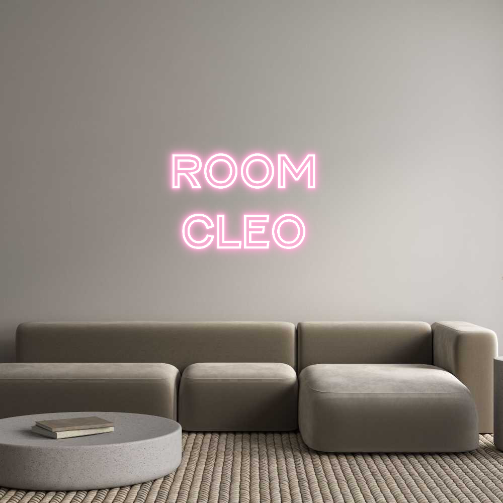 Custom Neon Text- room 
CLEO