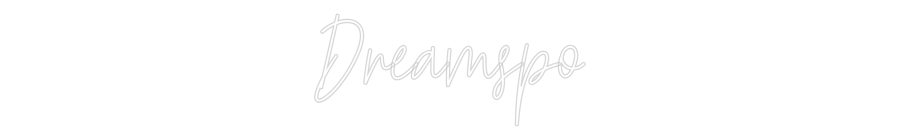 Custom Neon Text - Dreamspo