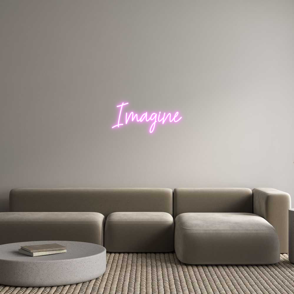 Custom Neon Text - Imagine