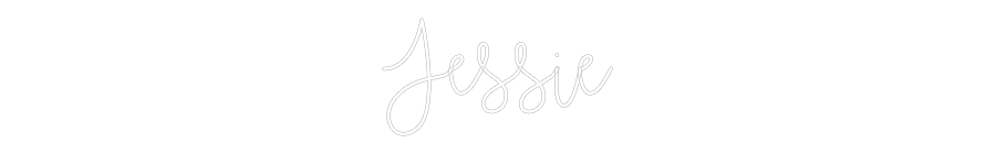 Custom Neon Text - Jessie