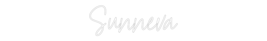 Custom Neon Text - Sunneva