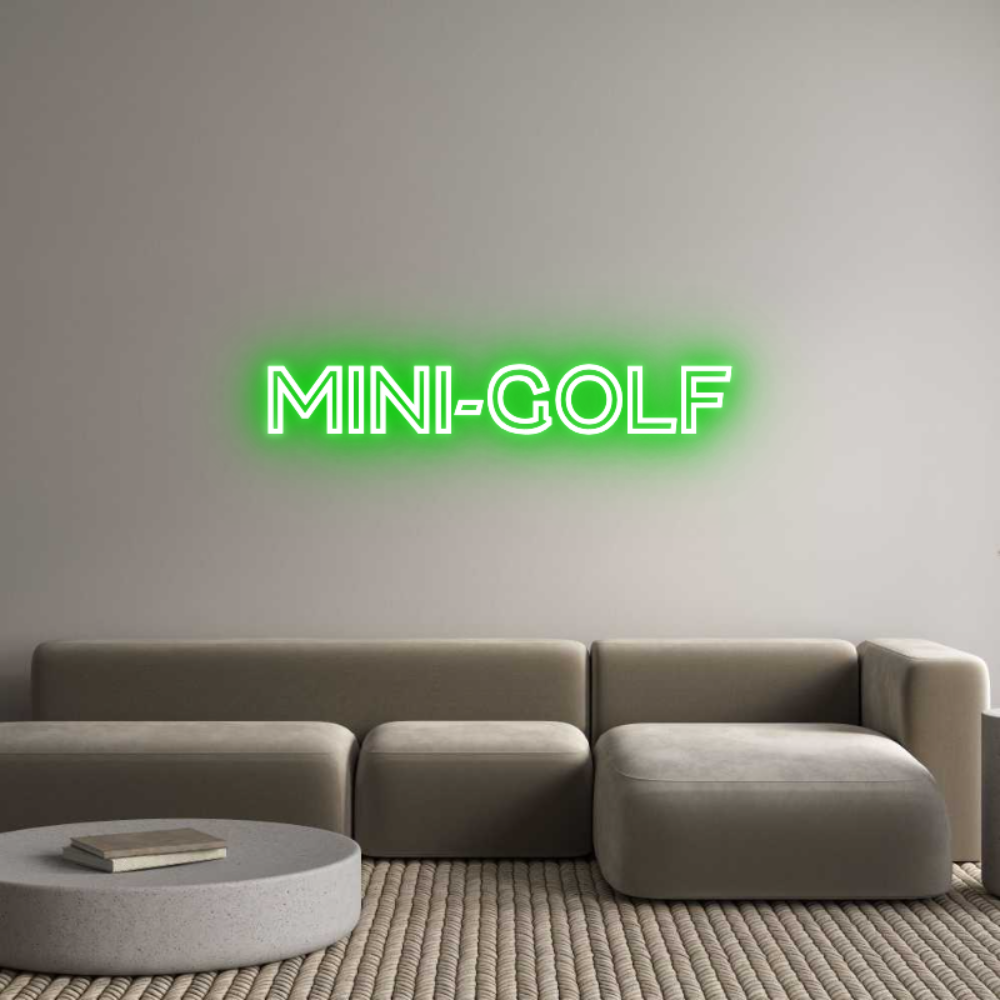 Custom Neon Text - MINI-GOLF