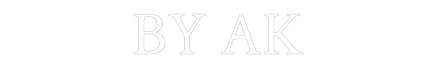 Custom Neon Text - BY AK