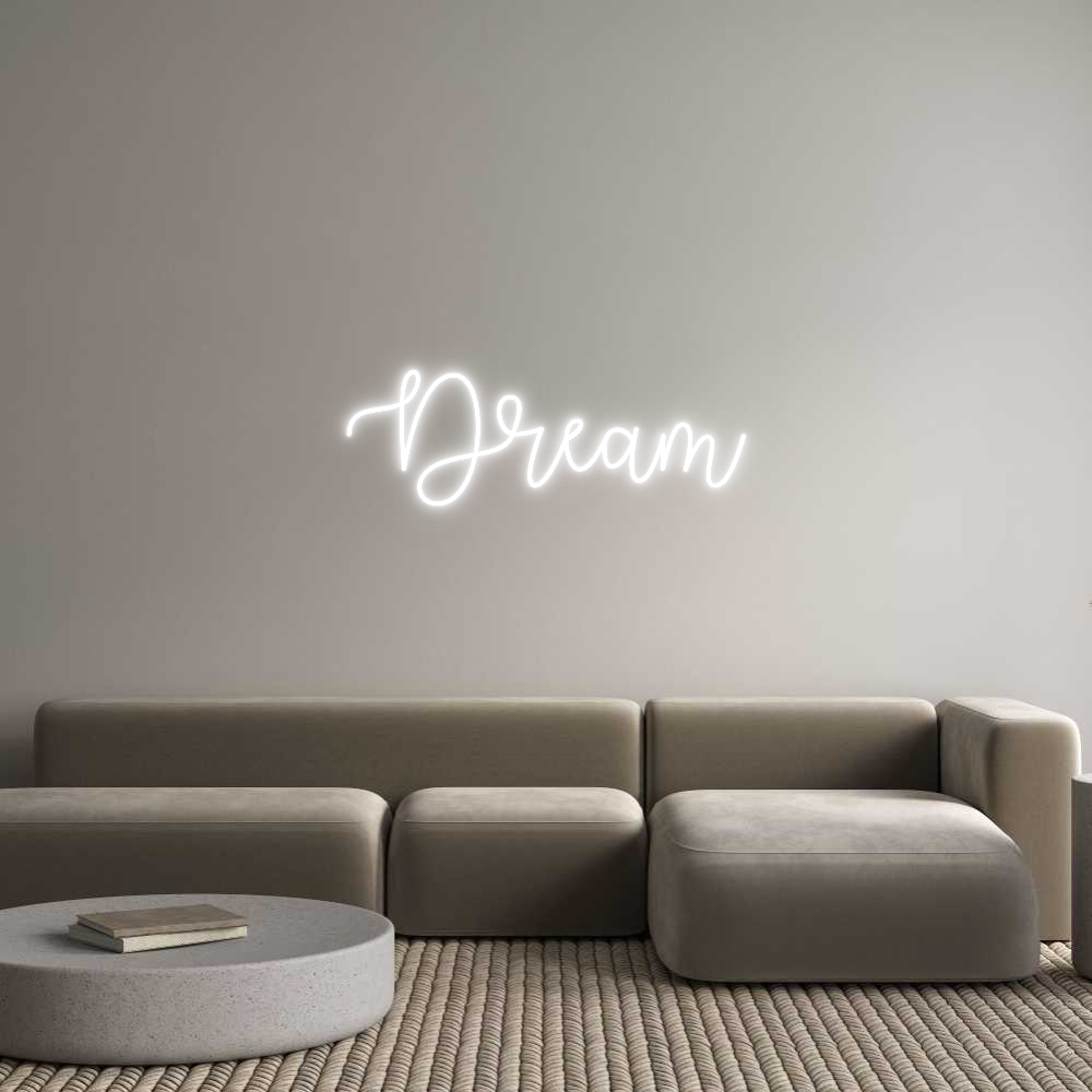 Custom Neon Text - Dream