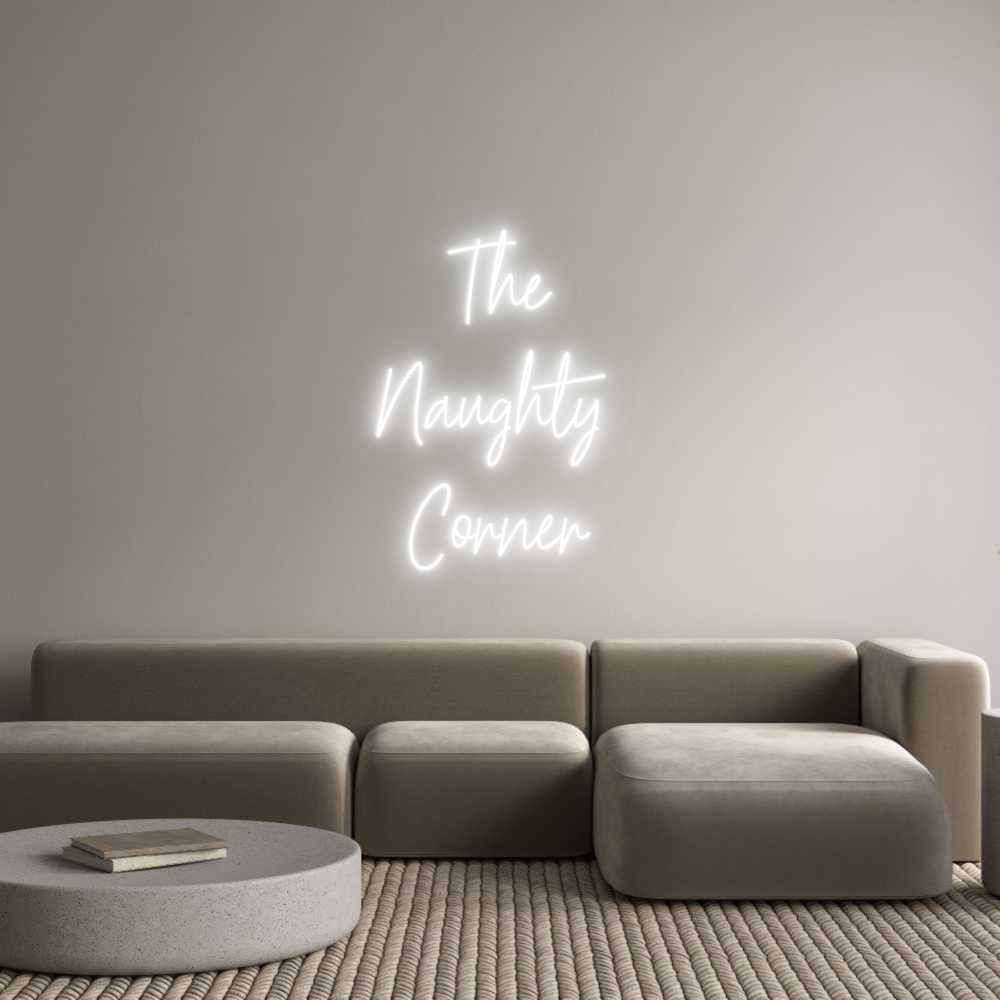 Custom Neon Text - The
Naughty ...