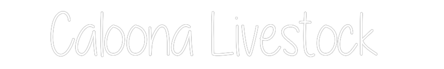 Custom Neon Text - Caloona Lives...