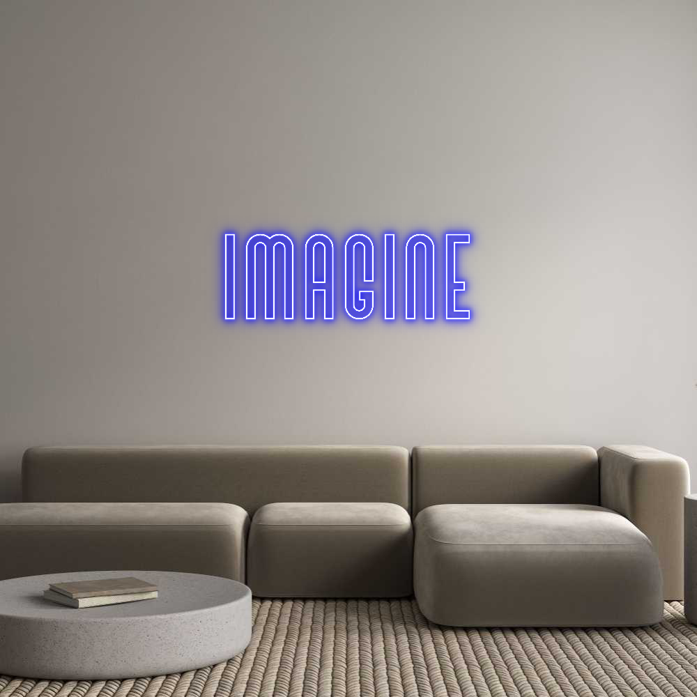 Custom Neon Text - Imagine