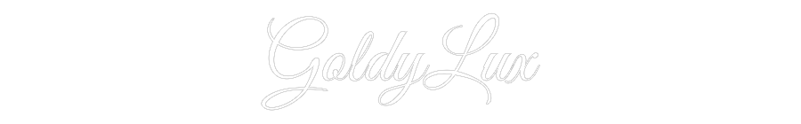 Custom Neon Text - GoldyLux