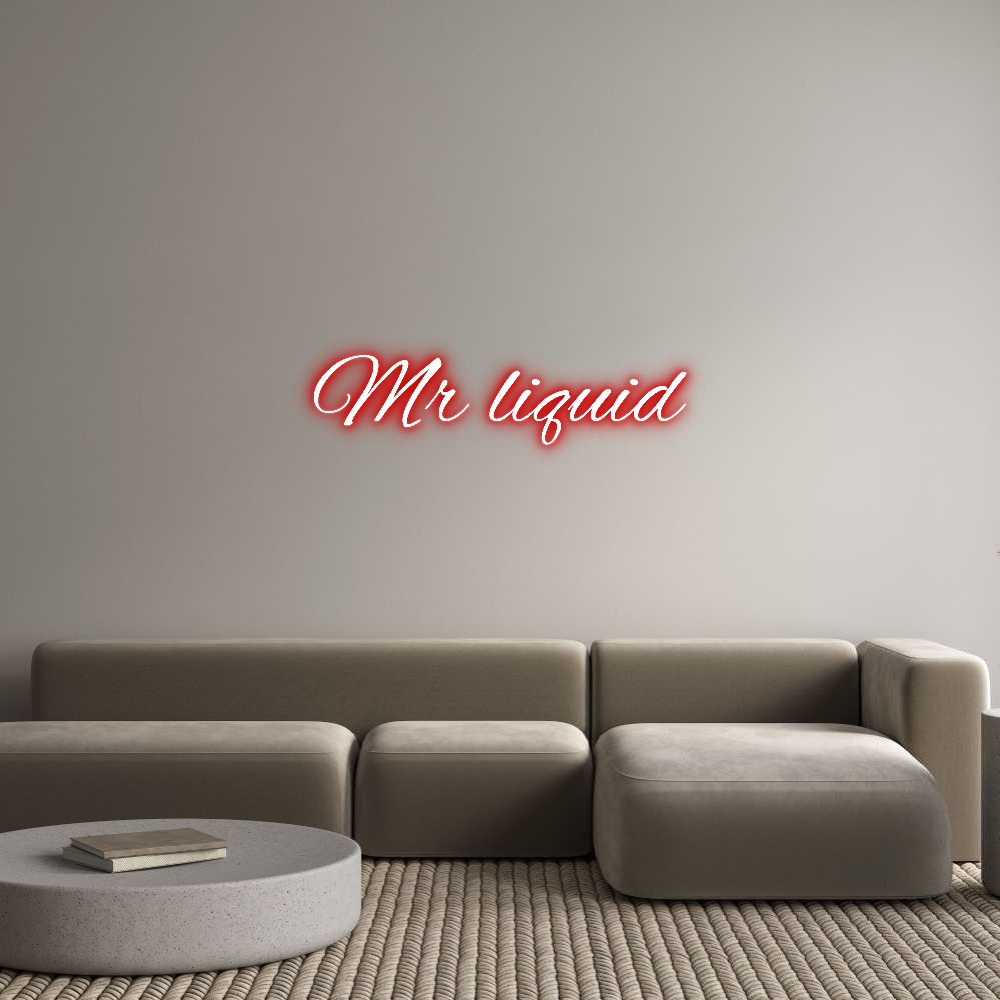 Custom Neon Text - Mr liquid