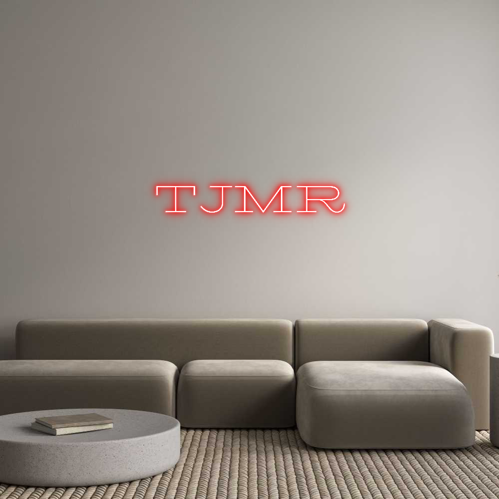 Custom Neon Text - TJMR