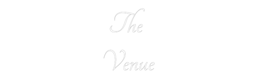Custom Neon Text - The 
Venue