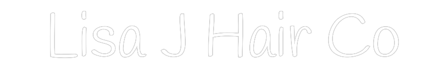 Custom Neon Text - Lisa J Hair Co