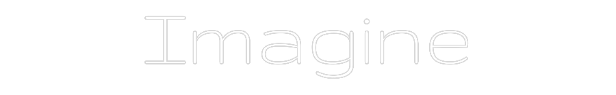 Custom Neon Text - Imagine