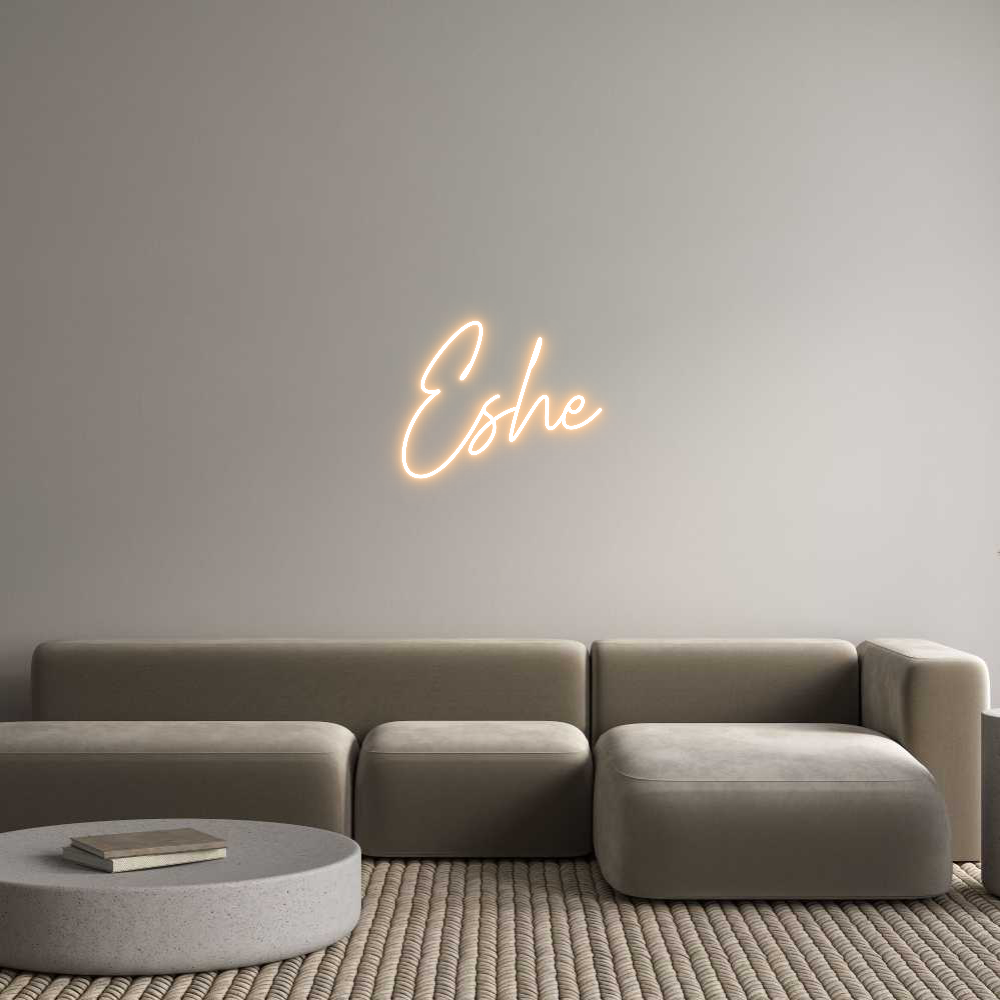 Custom Neon Text - Eshe