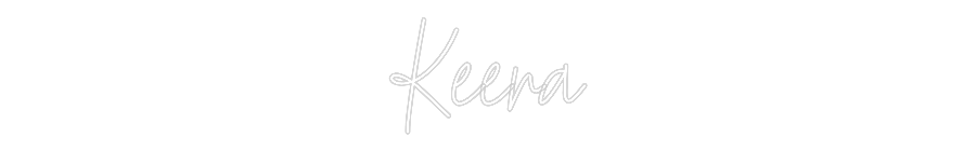 Custom Neon Text - Keera