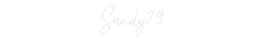 Custom Neon Text - Sandy79