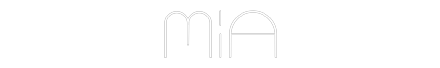 Custom Neon Text - Mia