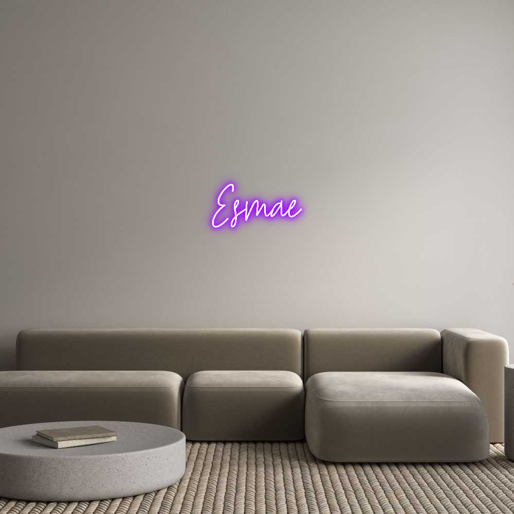 Custom Neon Text - Esmae