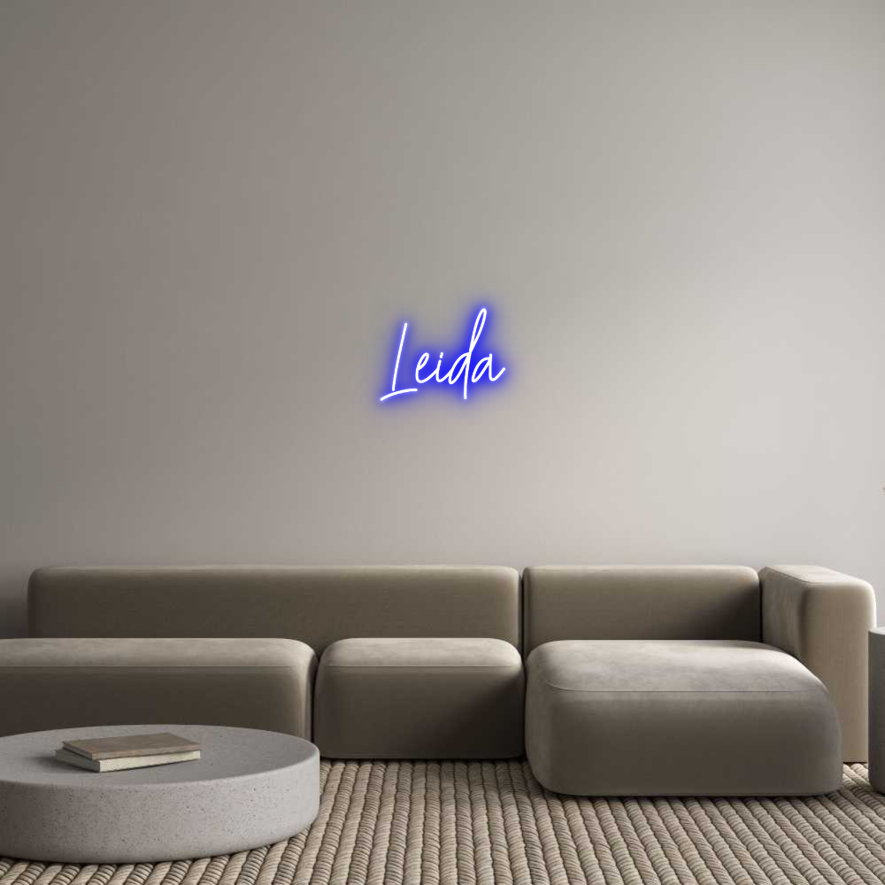 Custom Neon Text - Leida