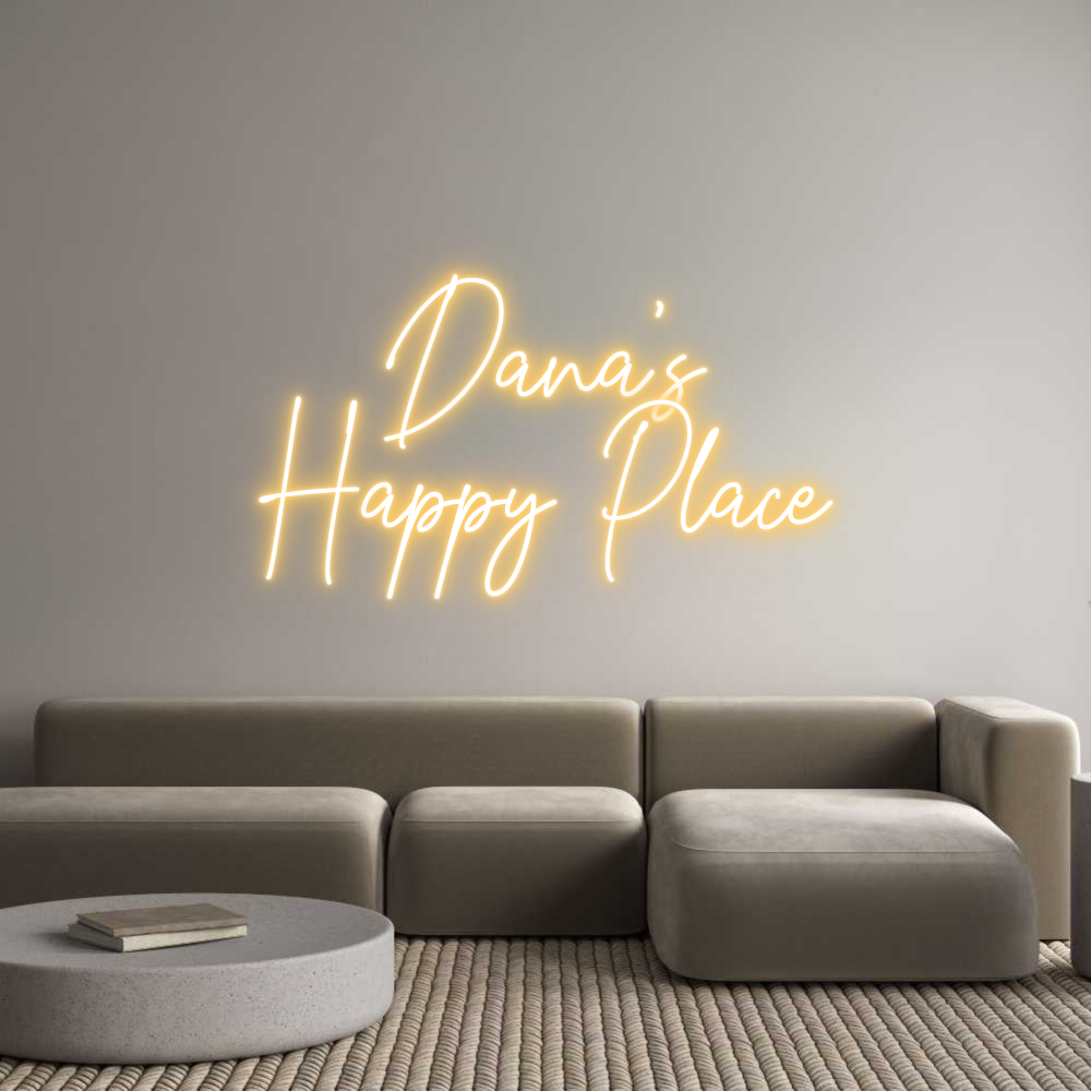 Custom Neon Text - Dana's
Happy...