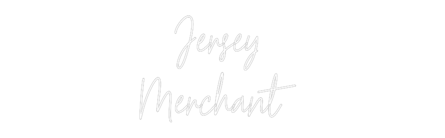 Custom Neon Text - Jersey 
Merc...