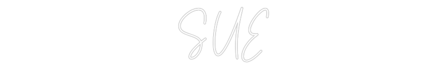 Custom Neon Text - SUE