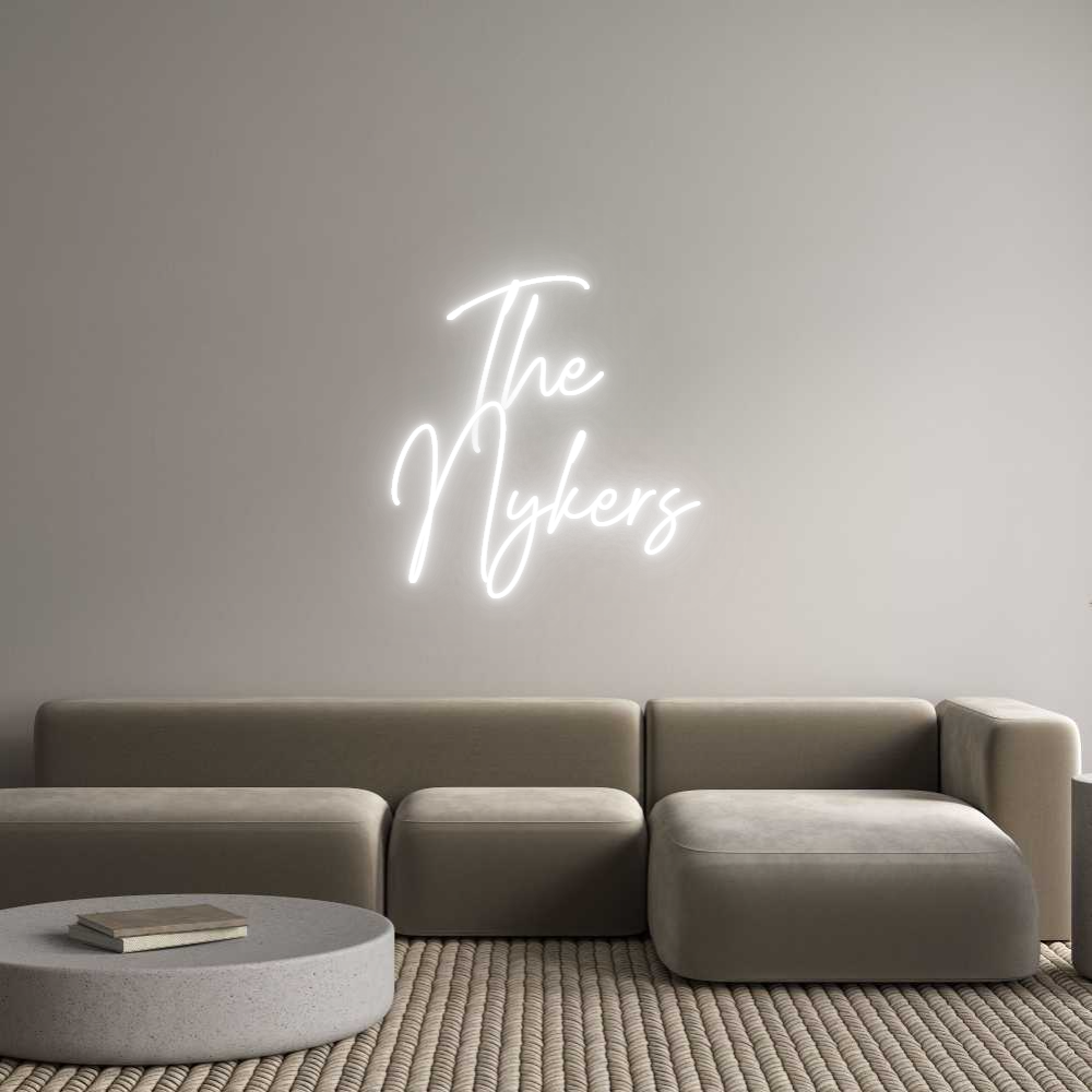 Custom Neon Text - The 
Nykers