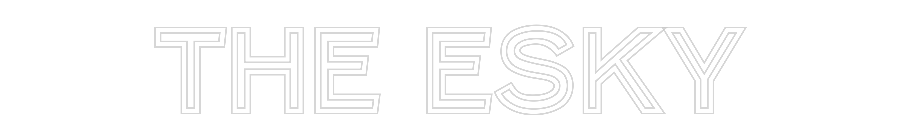 Custom Neon Text - the esky