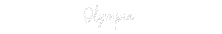 Custom Neon Text - Olympia