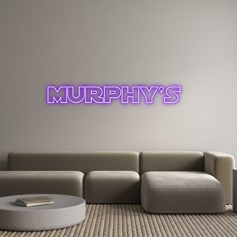 Custom Neon Text - Murphy's